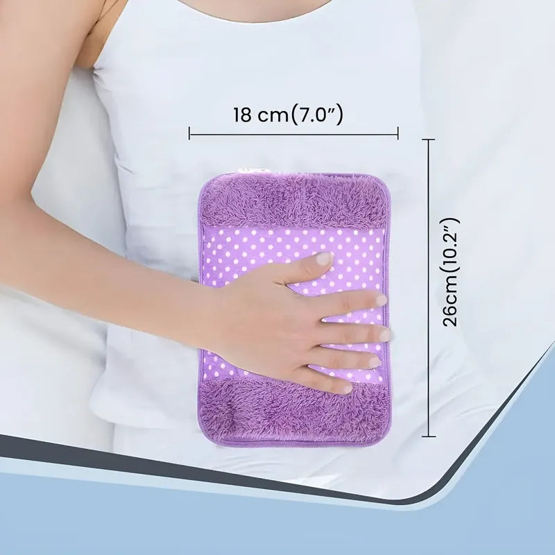 X5 Guatero Electrico Guateros Electricos Almohadilla Termica Bolsa De Agua Caliente Electrica Suave Para Terapia Húmeda Y Seca Calentamiento Rápido Para Alivio Del Dolor Terapia Frio Pasteleriuscl