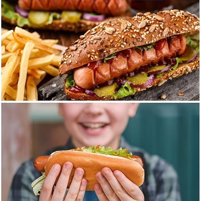 Maquina Doggie Hot Dog Maker Longaniza Completo Yoguis Maquina Sk-110