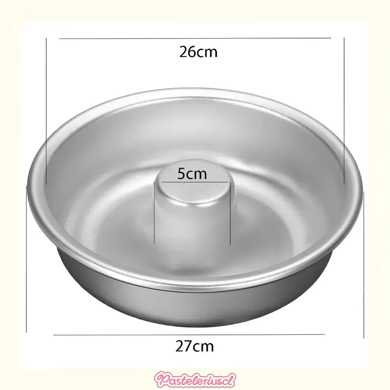 Molde Torta Molde Queque Redondo Molde Aluminio Flanera 26cm Moldes Redondos Para Tartas Moldes De Flan Para Hornear... Plateado