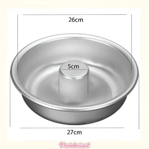 Molde Torta Molde Queque Redondo Molde Aluminio Flanera 26cm Moldes Redondos Para Tartas Moldes De Flan Para Hornear... Plateado