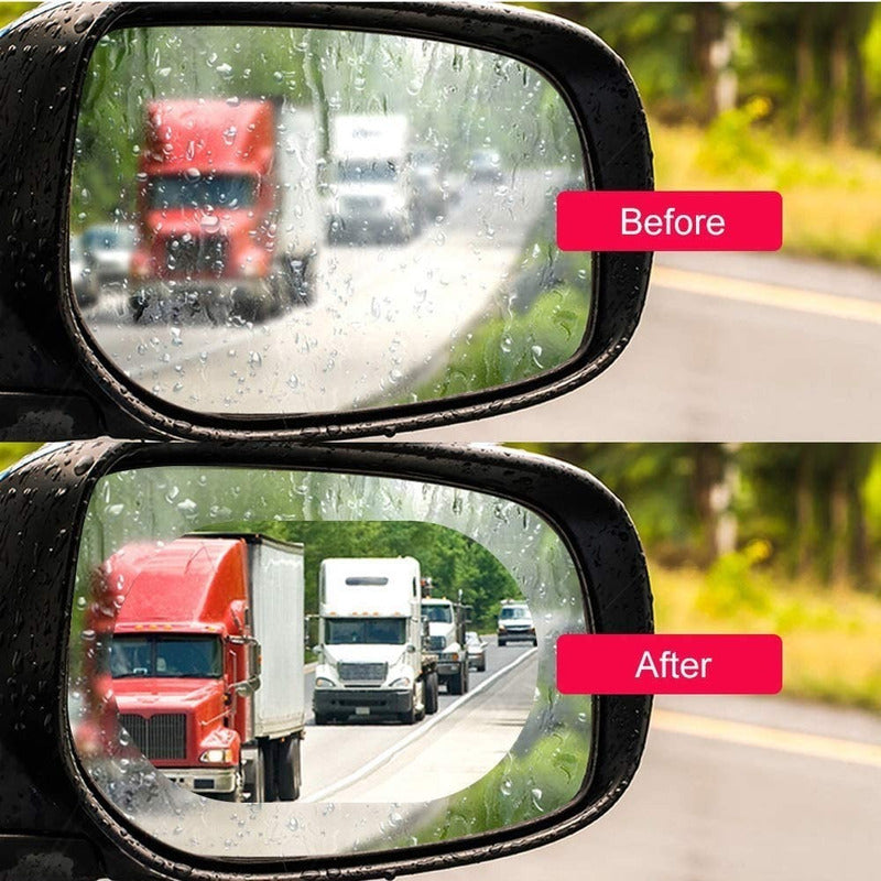 6 Lamina Antiempañante Anti Agua Laminas Espejo Retrovisor