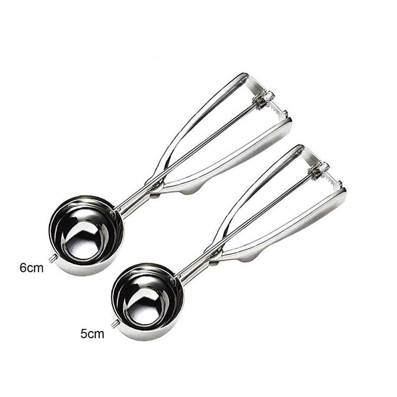 Cucharas Para Helado Cuchara Helado Cuchara De Helado 6 Y5cm Gris