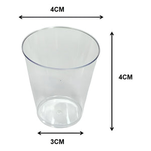 X200 Vasos Plasticos Pocillos Para Postres Vaso Shot 30ml
