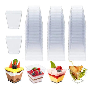 10 Vasos Para Postres Set De Vasos Shot Postres C/tapa 220ml Pocillo Para Postre Vaso Para Dulces Vaso De Dulces Vasos De 220ml Vasos Shot Postres Individuales Mini Vasos De Postre Pasteleriuscl
