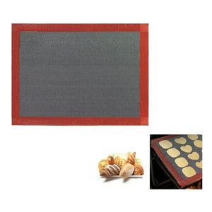 Lamina De Silicona Tapete Horno Microperforado Silpat Tapete De Silicon Para Hornear Tapete Para Hornear 30x40cm Tapete De Silicona Para Hornear Con Microperforado Reutilizables Pasteleriuscl Negro