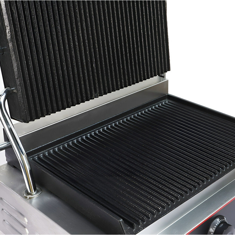 Panini Sandwichera Tostadora Sandwichera Panini Grill 1800w - Plateado