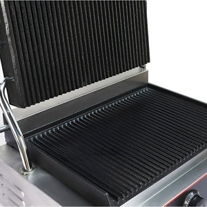 Panini Sandwichera Tostadora Sandwichera Panini Grill 1800w Plateado