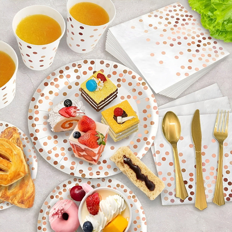 X110 Kit Cumpleaños Vasos Platos Servilletas Desechables