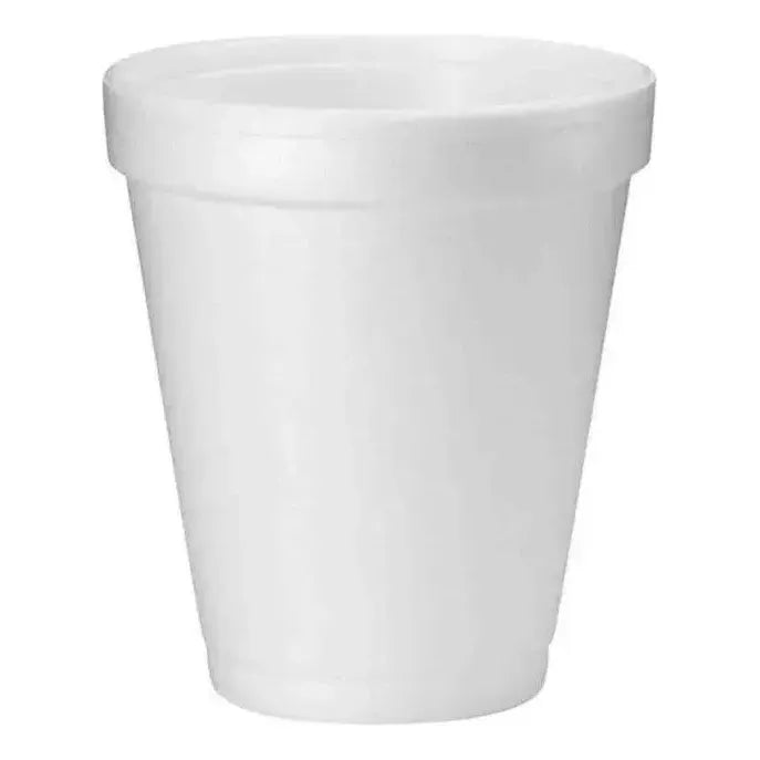 100 Vasos Desechables Plumavit Termico Vaso Cafe 8oz 240ml Color Blanco 240