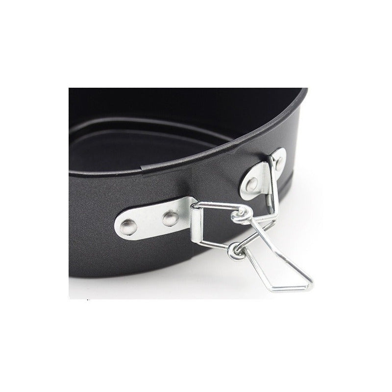 4 Molde Torta Moldes Queque Moldes Desmontables Mini Redondo Gris 619