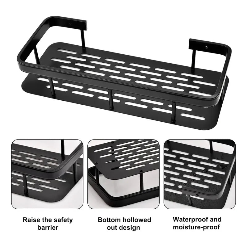 Organizador Ducha Organizador De Ducha Repisa Para Ducha 09h Negro
