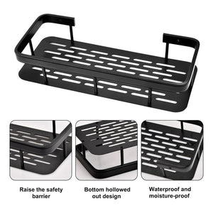 Pack X3 Repisa De Ducha Organizador Para Ducha Estante Ducha Negro