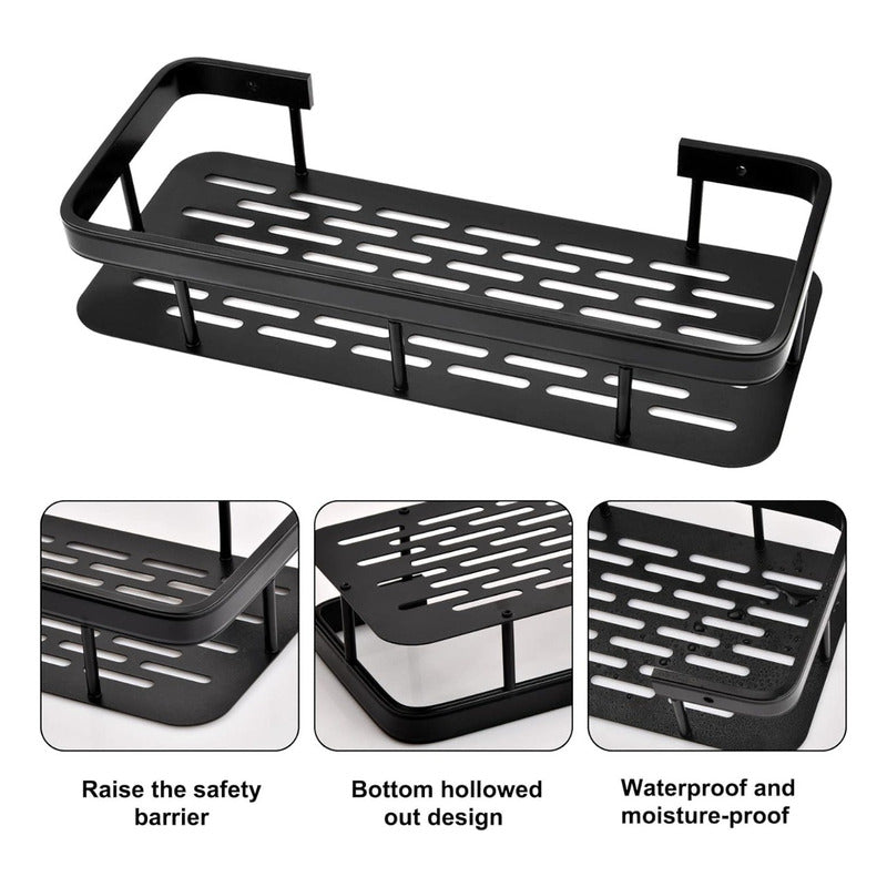 X2 Organizador Ducha Organizador De Ducha Repisa Para Ducha  Negro