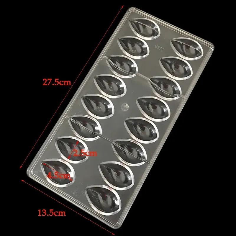 Molde Chocolate Acrilico Molde De Chocolate Molde Ovalado Molde Ovalado Moldes De Bombones Moldes Para Trufas Bombones... Transparante