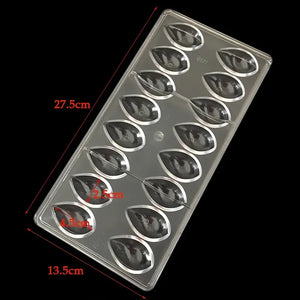 Molde Chocolate Acrilico Molde De Chocolate Molde Ovalado Molde Ovalado Moldes De Bombones Moldes Para Trufas Bombones... Transparante