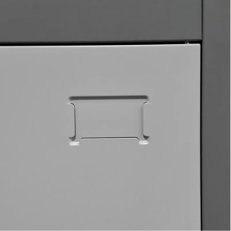 Lockers Metalicos Casillero Metálico 3 Cuerpos 12 Puertas Gris