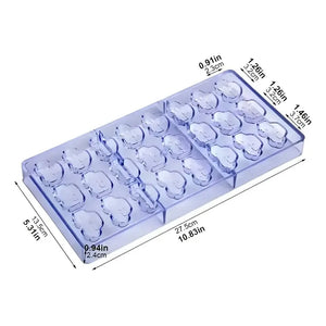 Moldes Policarbonato Molde Para Chocolate Molde Autos 24 Cav Color Transparente / Molde Policarbonato Autos 24 Cav
