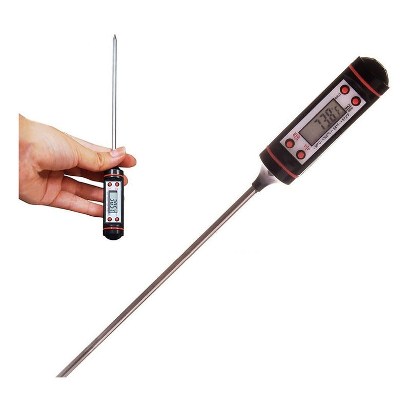 Termometro De Cocina Termómetro Horno Termometro Cocina  Gris Con Negro 014