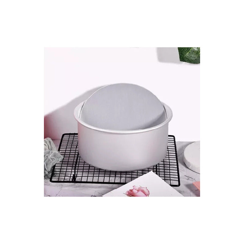 Moldes De Aluminio Para Tortas Molde Desmontables Molde 16cm Gris