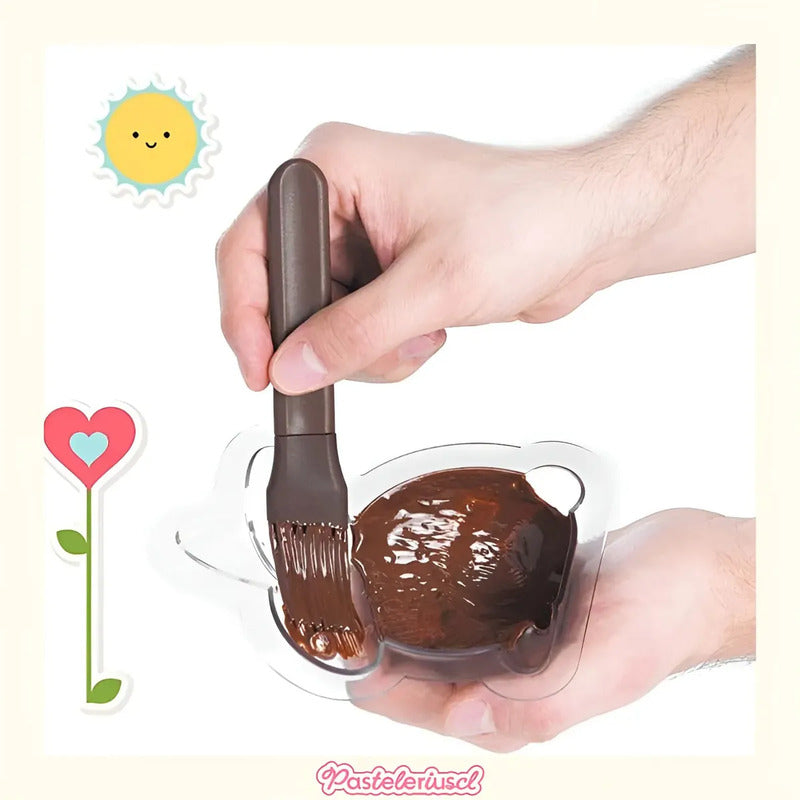 2 Moldes De Pascua Molde De Conejo Grande 3d Molde Para Pastel De Chocolate Bomba De Conejito Decoración De Pasteles De... Transparente