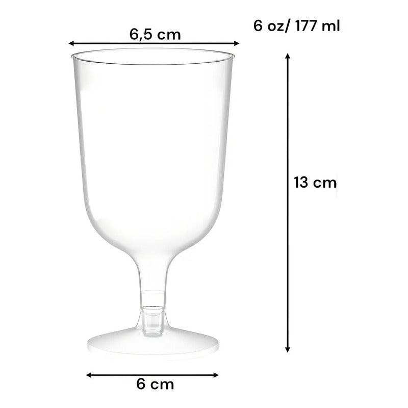 50 Set De Copas Copa De Vino Copas De Vino Copa De Coctel Copa De Cristal Para Vino Copa Acrilico Copa Plastico Copa De Plastico Copa De Acrilico Copa De Plastico 6oz/177ml Pasteleriuscl Transparente