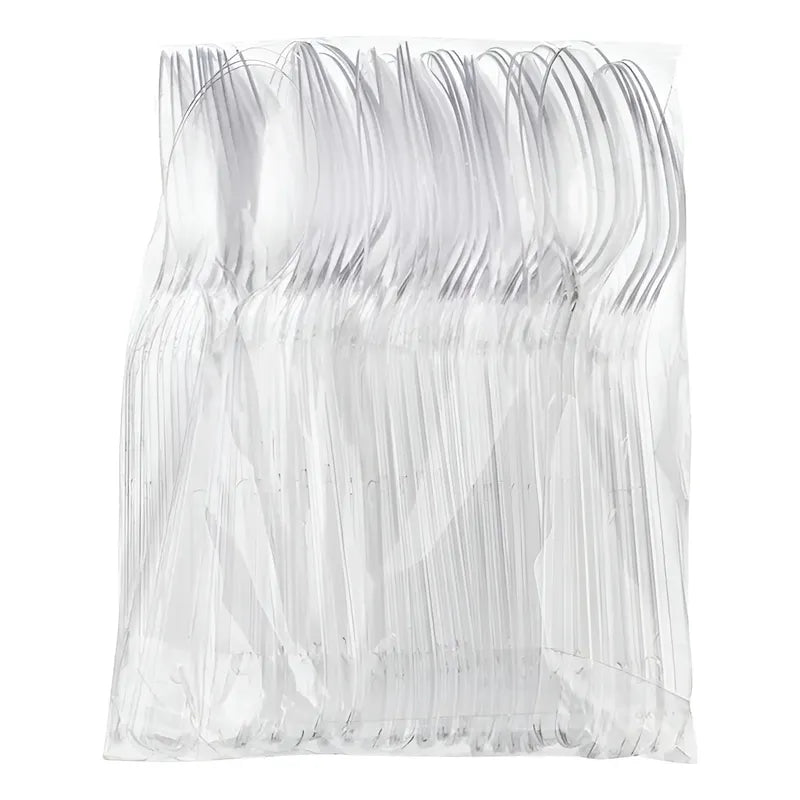 100 Cucharas Plasticas Cuchara Postre Cuchara Mini Cucharas Transparentes
