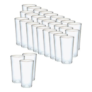 50 Set Vasos Desechables Vaso Plastico Vasos Acrilicos 300ml Transparente