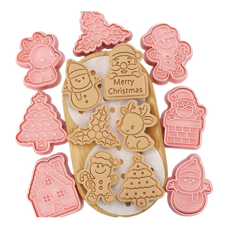 8 Moldes Para Galletas Cortador Galletas Cortadores Navidad Al Azar