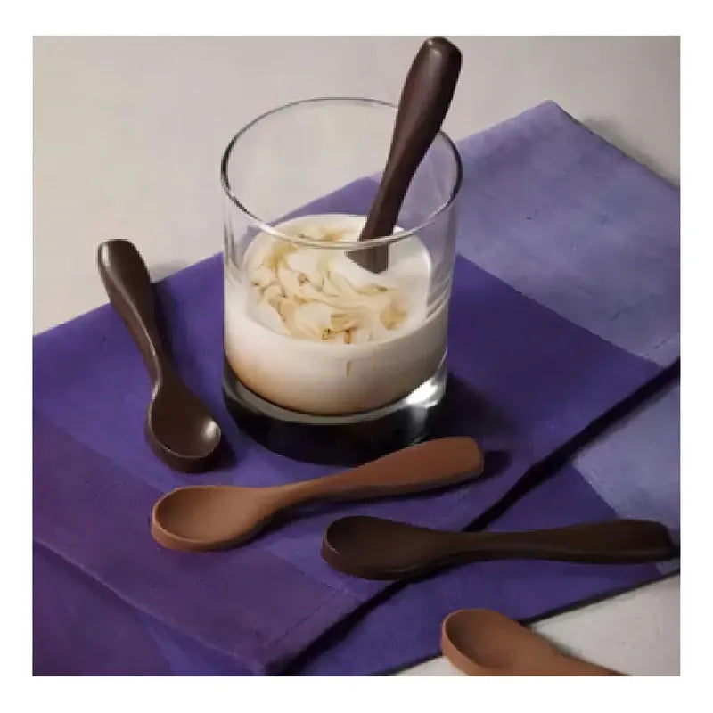 Moldes De Chocolates Moldes Silicona Chocolate Cucharas 6cav Figuras De Cucharas Molde Cucharitas Chocolate Molde... Marrón