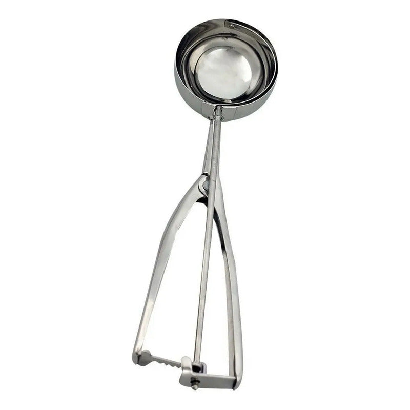 Cuchara De Helado De Acero Inoxidable Con Eyector 6cm Gris Claro