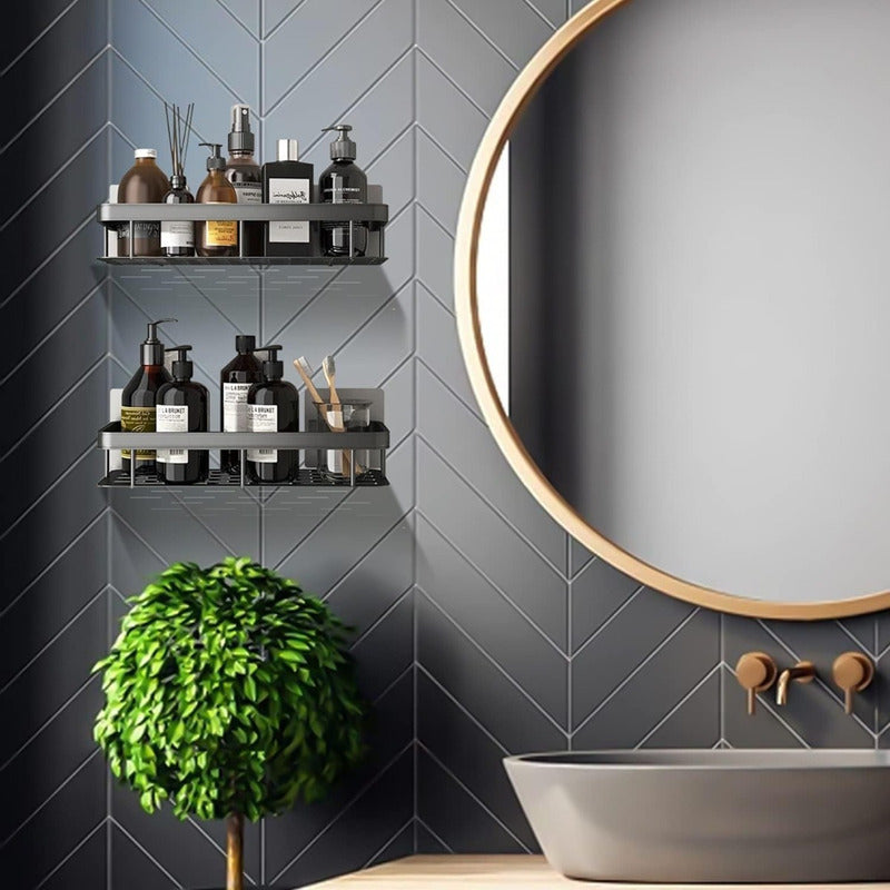 Organizador Ducha Organizador De Ducha Repisa Para Ducha 09h Negro