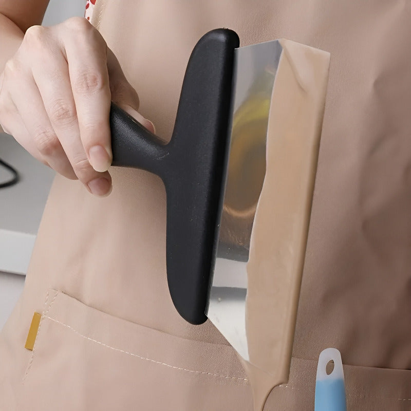 X2 Espatula Reposteria Raspador De Chocolate Termostato 20cm Negro / Espatula Raspador Chocolate 20cm