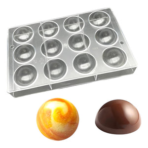 Set X4 Molde De Chocolate Policarbonato Molde Bombones 12cav