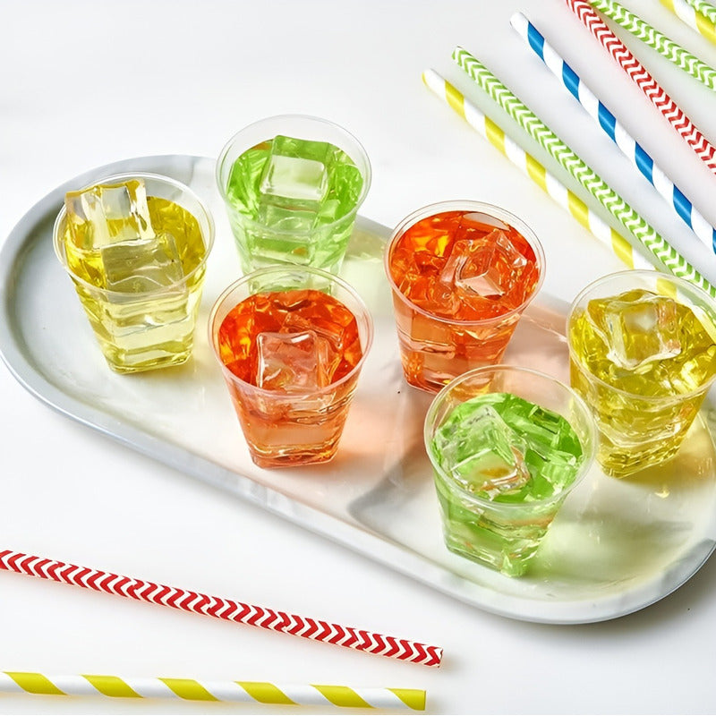 Set X80 Vasos Plasticos Pocillos Para Postres Vasos Shot 2oz