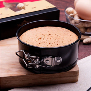 2 Molde Torta Moldes Queque Moldes Desmontables Mini Redondo Gris 619
