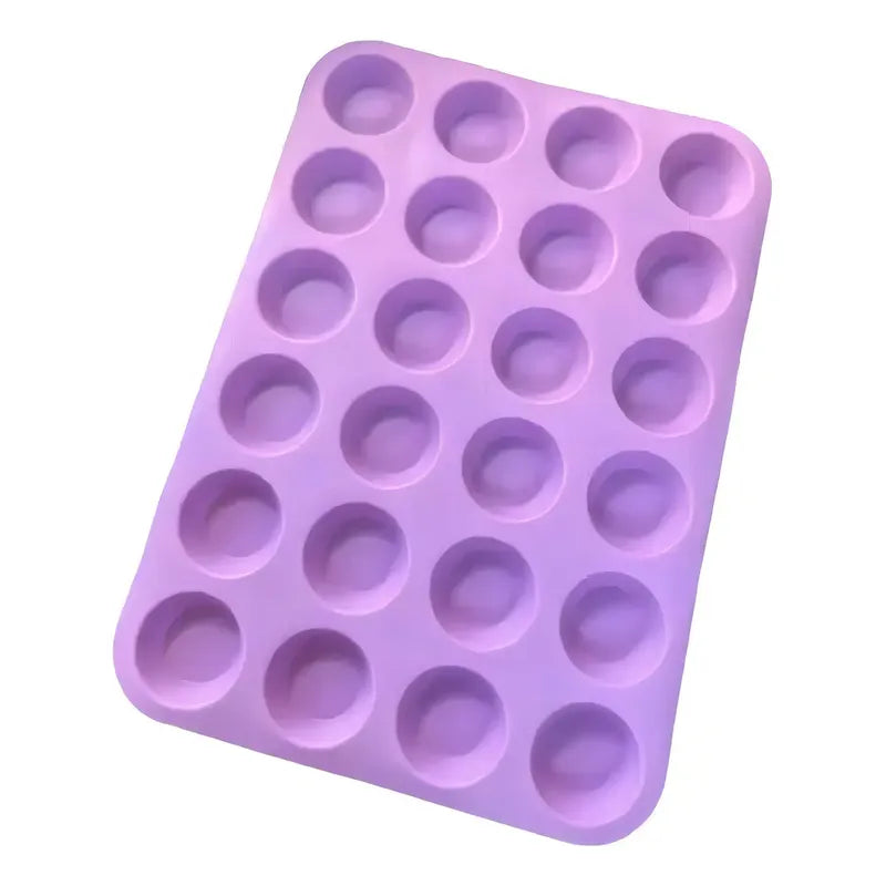 Molde Cupcakes 24 Mini Cupcakes Silicona Molde Silicona Para Tortas Molde Para Mini Cupcakes Molde Cupcake Molde... Violeta