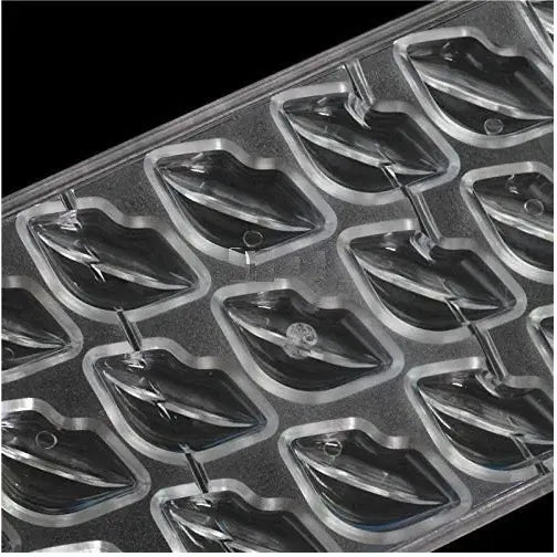Molde Chocolate Acrilico Molde De Chocolate Molde De Beso Insumos Reposteria Moldes Para Bombones Molde De Chocolates... Transparente