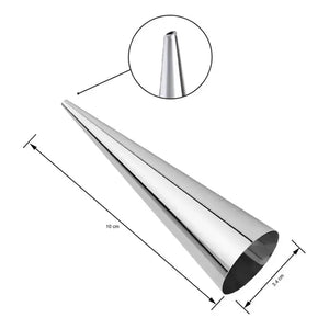Pack X12 Cono Molde Para Cannoli Molde Cocina Cachito Croissant Pan Danes Molde Cono Molde De Cachitos Molde Para Cannoli Molde Para Conito Molde Cachito Molde Cannoli Molde Pasteleriuscl Gris