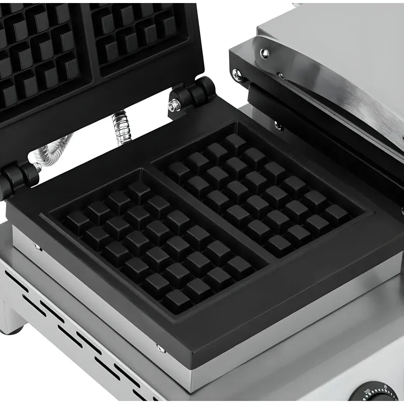 Waflera Doble Wafleras Maquina De Waffles Waflera Industrial Plateado / Maquina De Waffles 2pcs