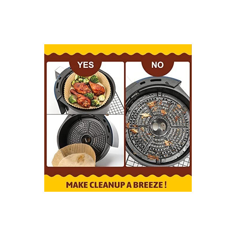 X100 Forros Desechables Antiadherente Freidora Para Air Frye