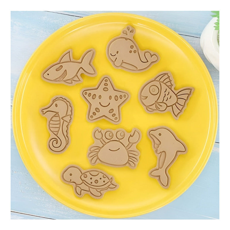 Moldes Para Galletas Peces Molde Galletas Cortadores Mar - - Ck-17 Peces 109859