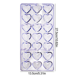 2 Moldes Chocolate Rosas + Moldes Policarbonato Corazon
