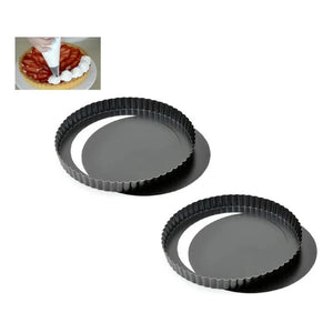 Pack X2 Molde Desmontable Moldes Desmontables Moldes 28cm Gris Claro