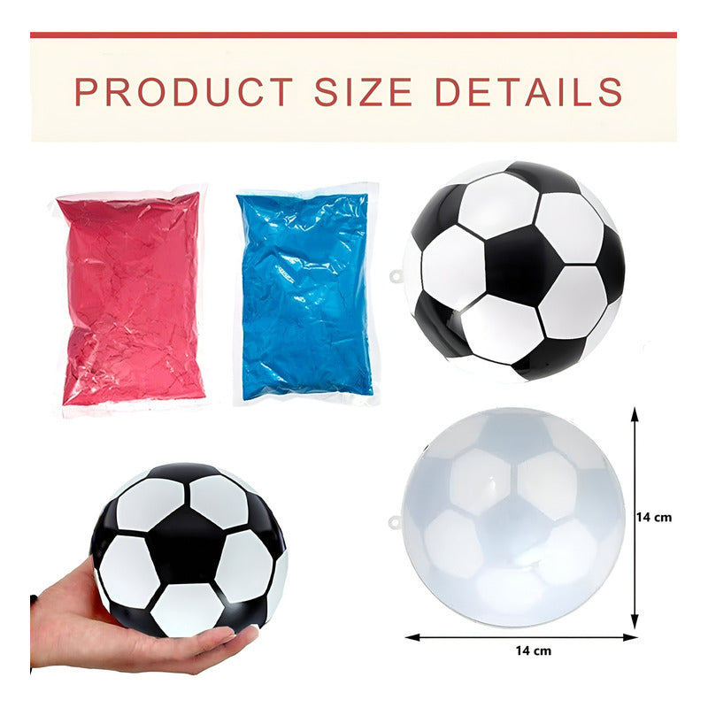 Balon Futbol Revelacion De Genero Balon Gender Reveal 14cm Revelacion De Genero