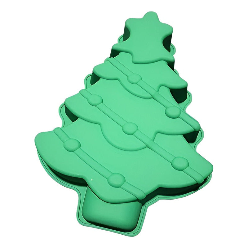 Molde Silicona Navidad Moldes De Silicona Reposteria Arbol Multicolor / Molde Silicona Arbol