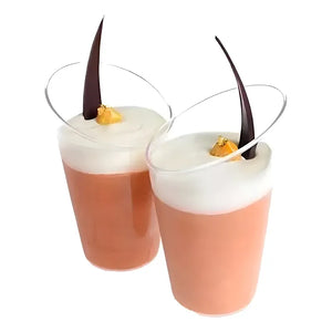 X200 Vasos Plasticos Set De Vasos Shot Postres Pocillo Desechables Pocillos Plásticos Para Postres 60ml Pasteleriuscl Transparente