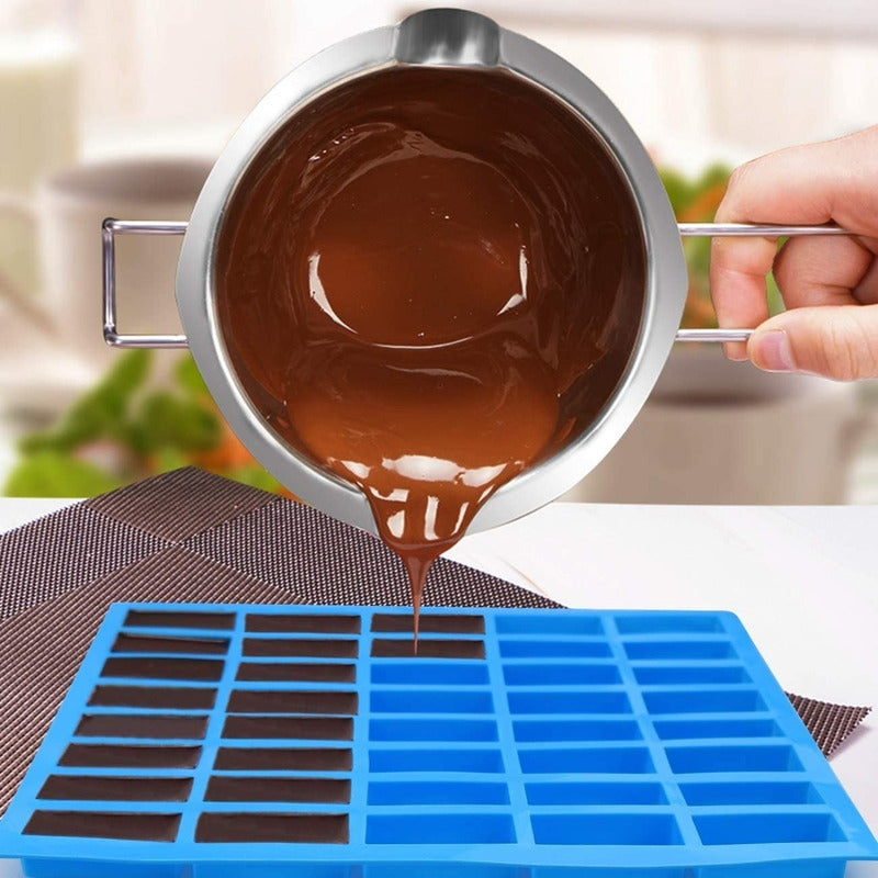 Moldes Silicona Barra Chocolate Moldes Hielo Molde Jabon  Azul