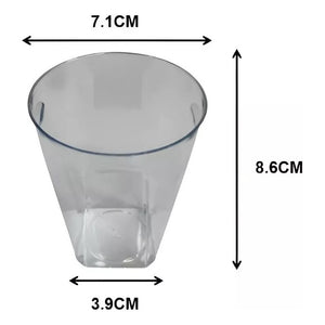 100 Vaso Desechable Plastico Vaso 7oz Vasos Plasticos 200ml Desechables Vasos Para Bebidas Juego De Vasos Descartables Vasos Grande Vasos Plásticos Pasteleriacl