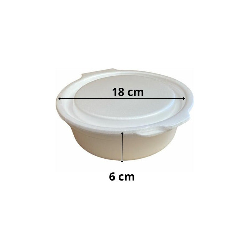 Set X100 Envases De Plumavit Para Comida Bandejas Contenedor