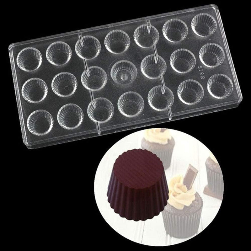 Moldes Chocolate Moldes De Chocolate Policarbonato Circular Transparente